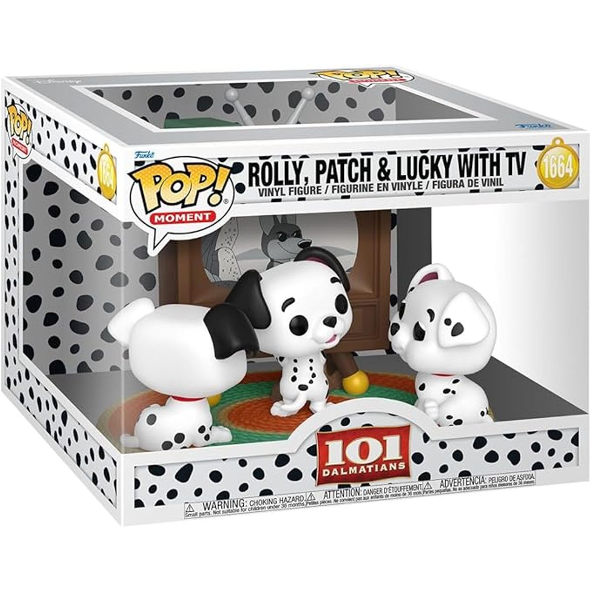 FUNKO - Funko Pop Moments Disney 101 Dalmatas Rolly Patch Y Lucky #1664