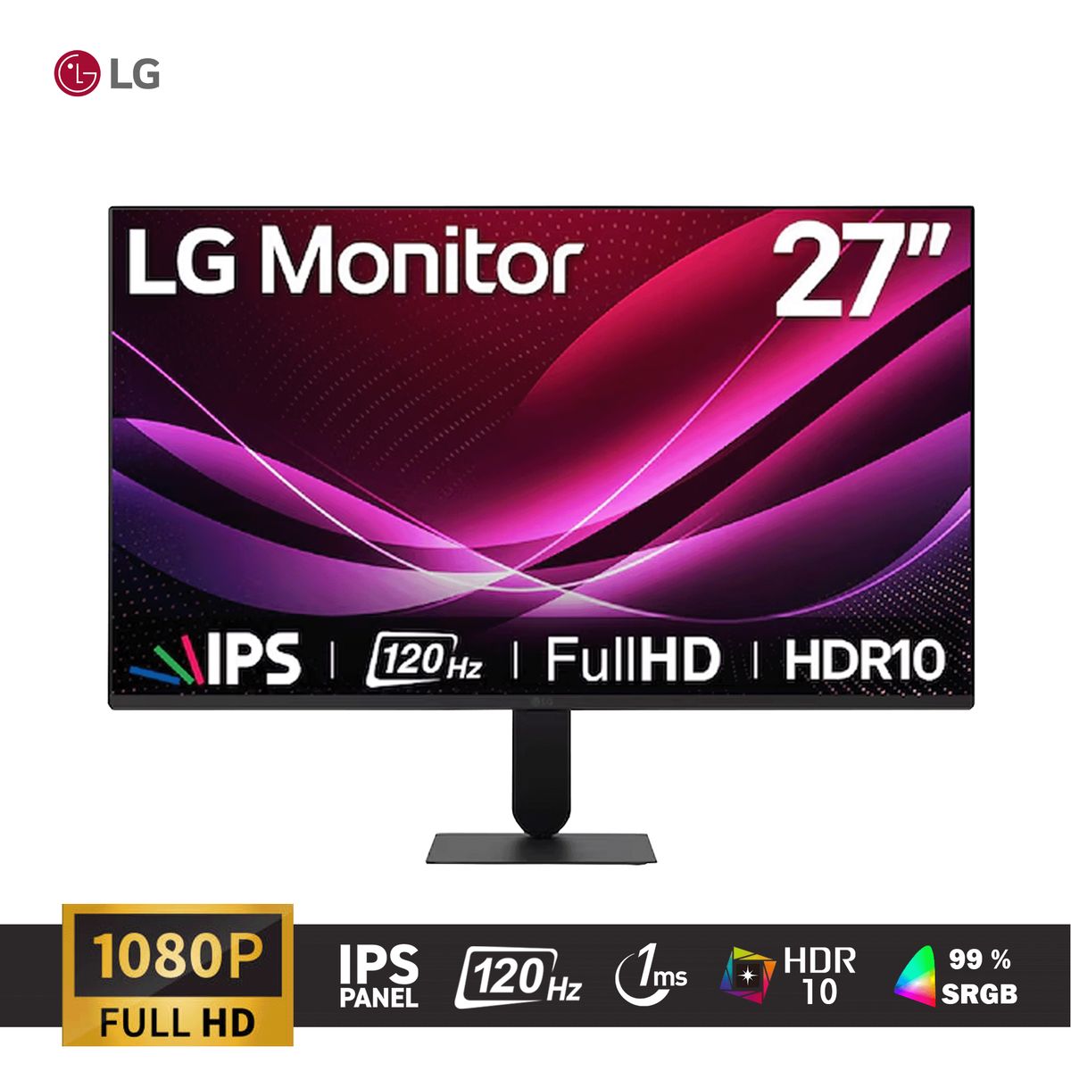 LG - MONITOR LG GAMING 27U411A-B FHD IPS 120HZ/ HDMI 27