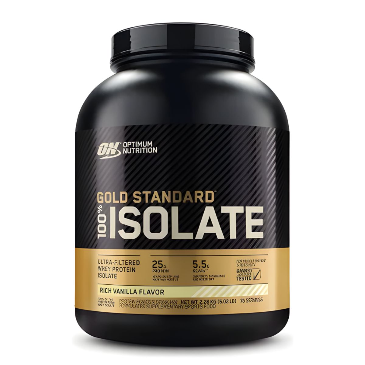 Optimum Nutrition - Gold Standard Isolate 5 LB - Rich Vainilla
