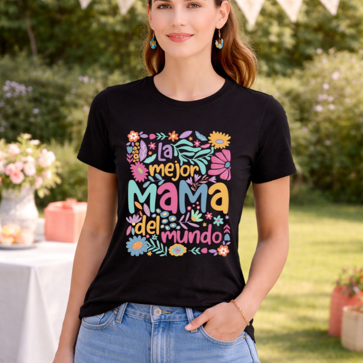 AQUA&MODA - Polo Día de la Madre 100% Algodón Jersey 30-1 Alta Calidad Mujer AquaModa Regalo Mamá DM6