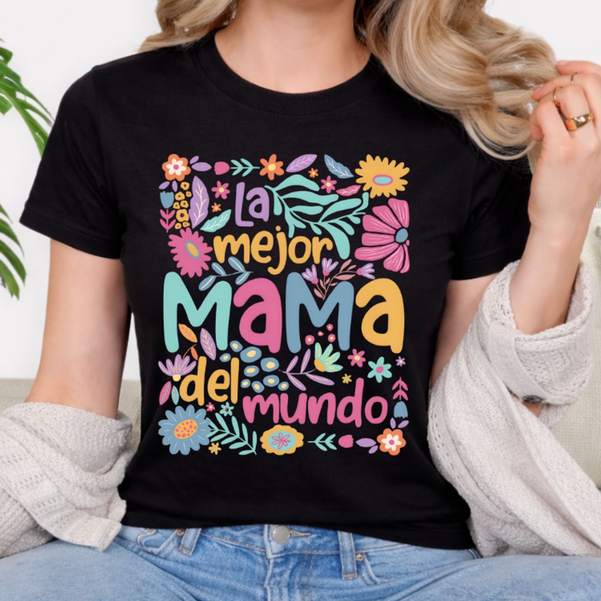 AQUA&MODA - Polo Día de la Madre 100% Algodón Jersey 30-1 Alta Calidad Mujer AquaModa Regalo Mamá DM6