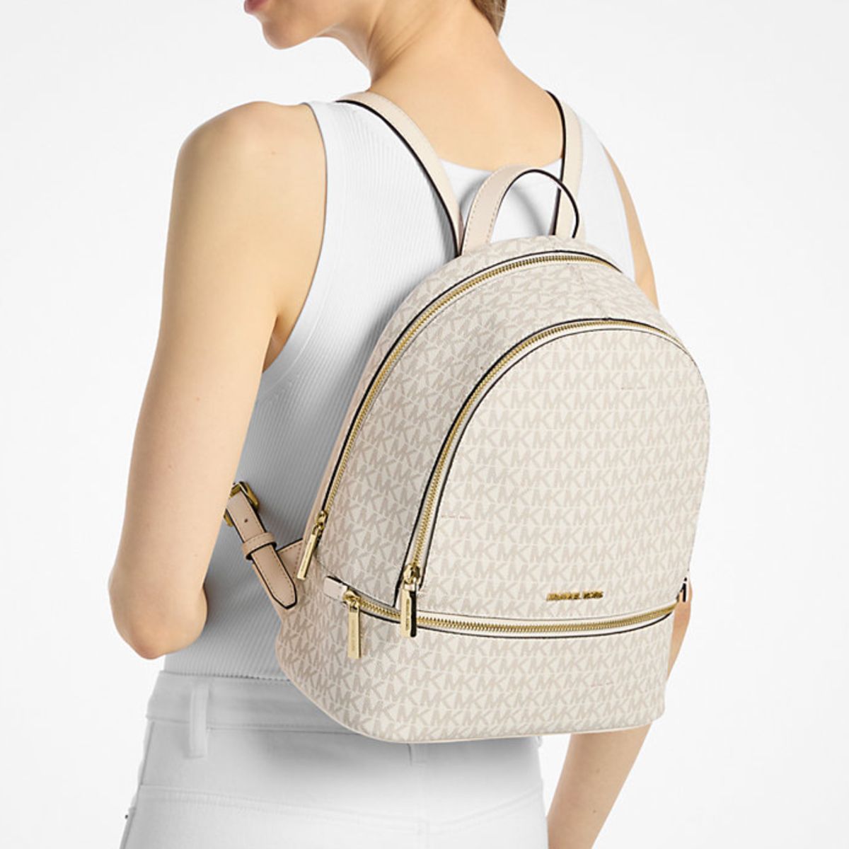 MICHAEL KORS - MOCHILA MUJER RHEA VAINILLA