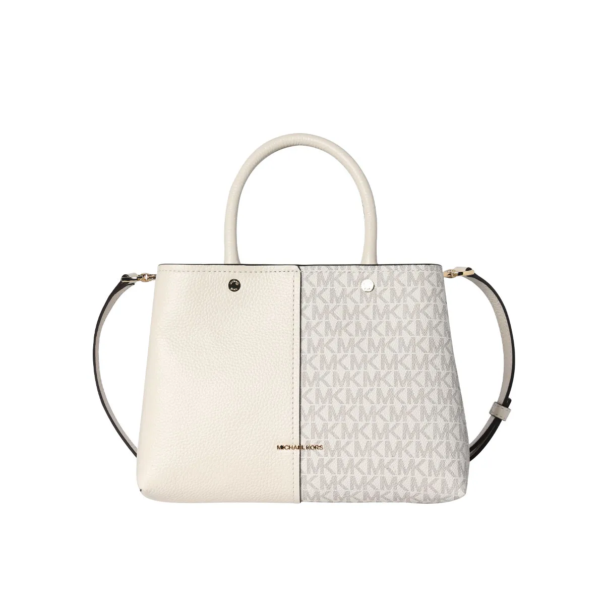 MICHAEL KORS - BOLSO SATCHEL MUJER FLORA BLANCO