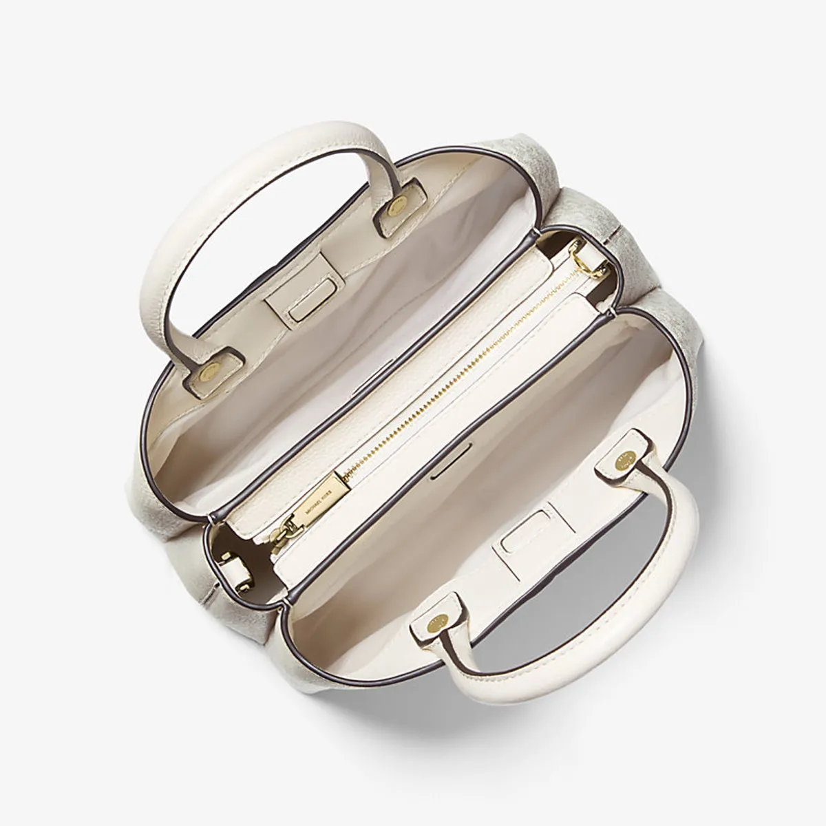 MICHAEL KORS - BOLSO SATCHEL MUJER FLORA BLANCO