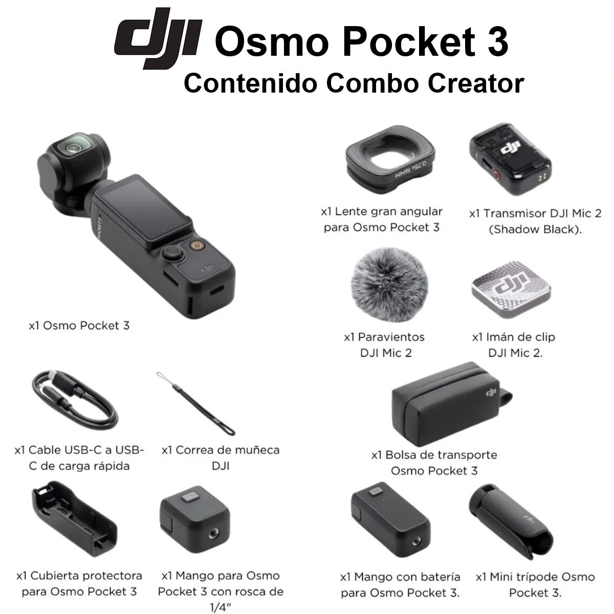 DJI - Osmo Pocket 3 Creator Combo