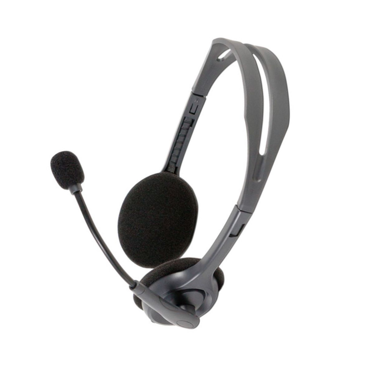 LOGITECH - AUDIFONO LOGITECH H111 SILVER CON MICROFONO NEGRO l P-N 981-000612