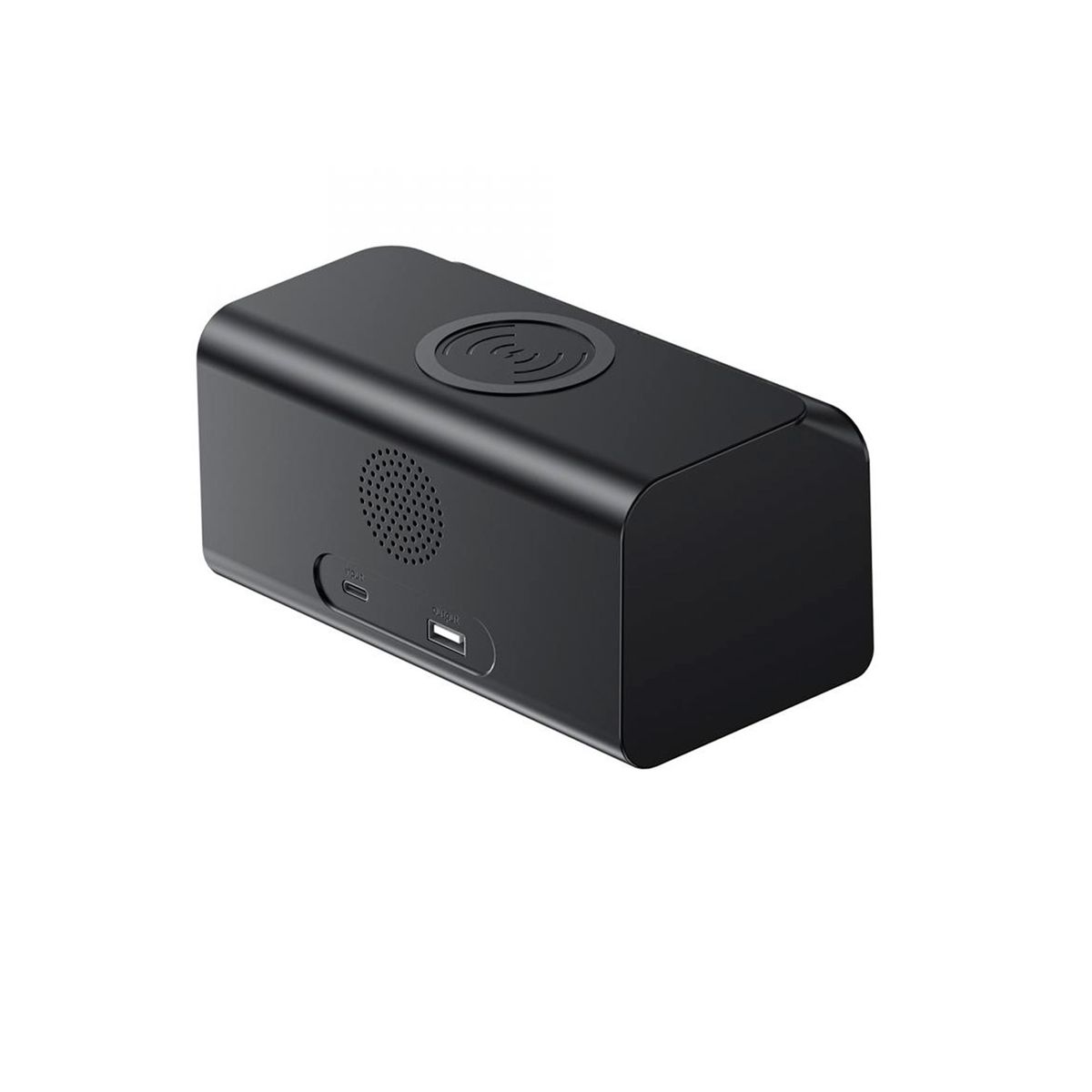HAVIT - PARLANTE BLUETOOH - CARGADOR INALAMBRICO NEGRO-ALARMA l PN W3041-BLACK