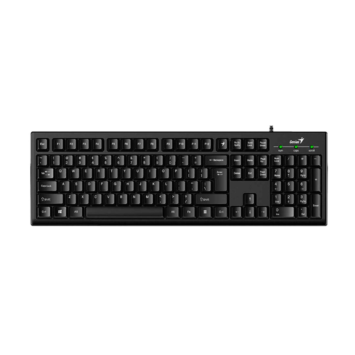 GENIUS - TECLADO GENIUS SMART KB-100 USB SP COLOR NEGRO l P-N 31300005401