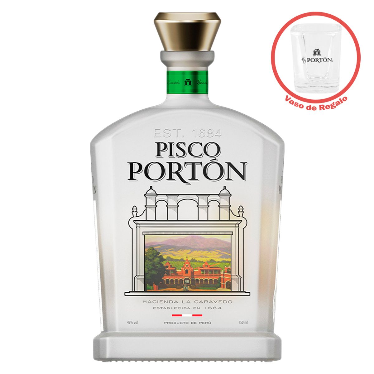 GENERICO - Pisco Portón Mosto Verde Italia 750ml