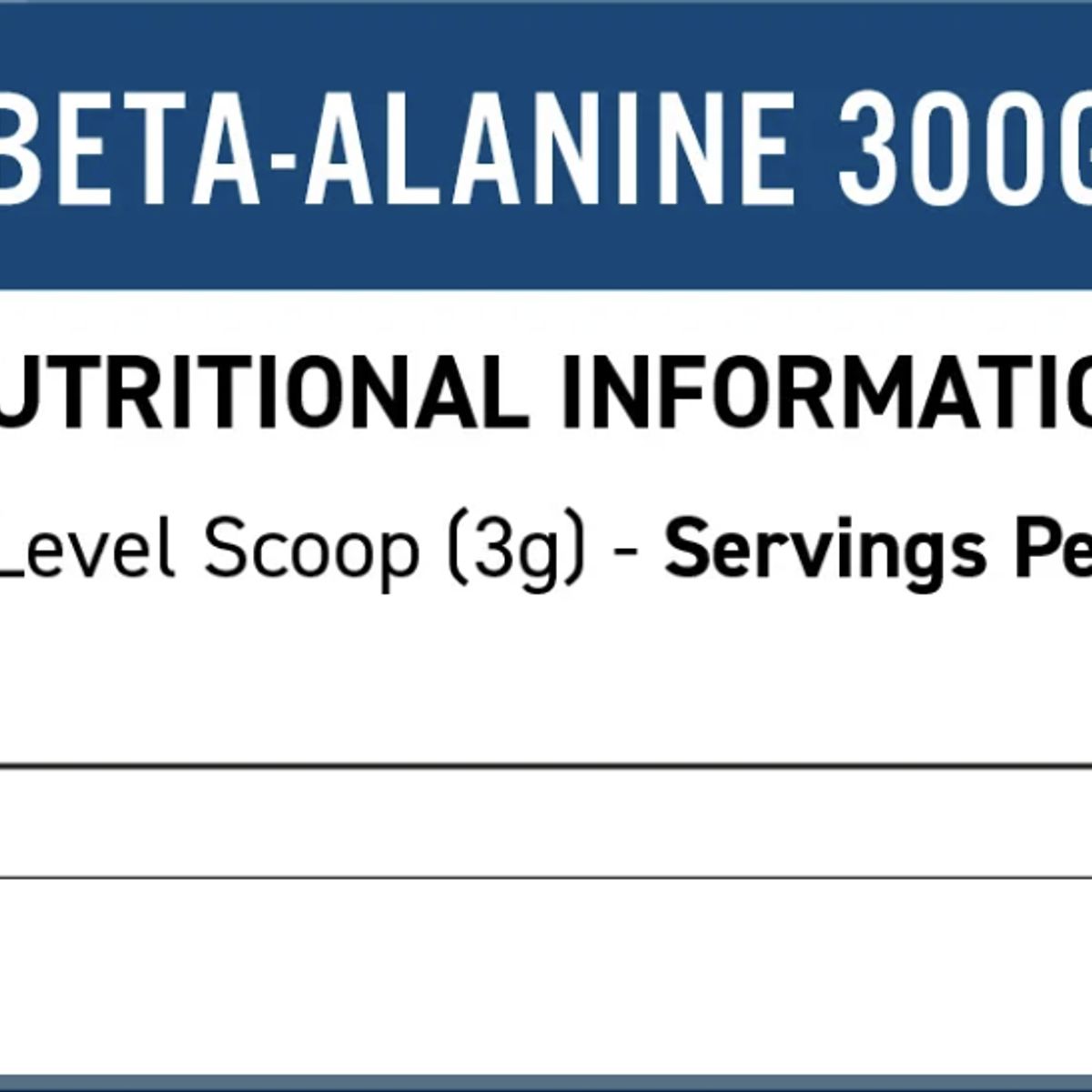 Applied Nutrition - Beta Alanina 300 grs Applied Nutrition