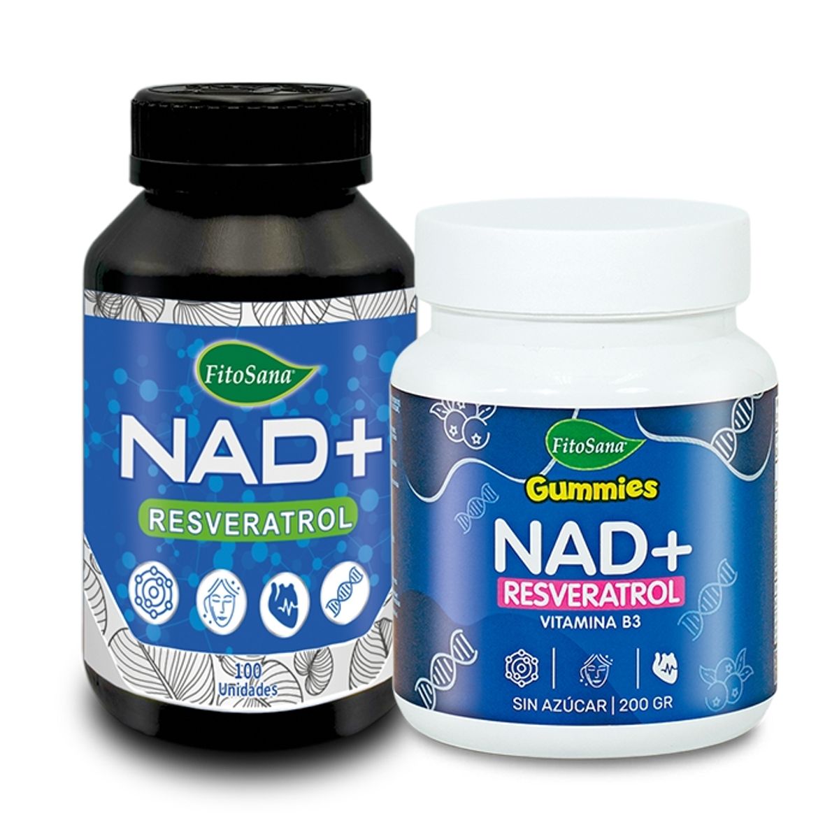 FITOSANA - PACK FUENTE DE LA JUVENTUD NAD+ RESVERATROL FITOSANA