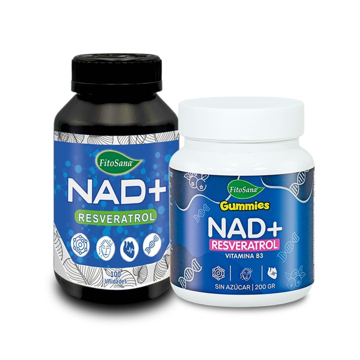 FITOSANA - PACK FUENTE DE LA JUVENTUD NAD+ RESVERATROL FITOSANA