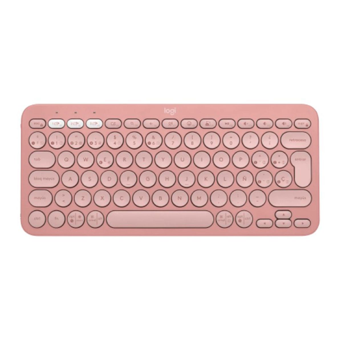 LOGITECH - TECLADO LOGITECH PEBBLE 2 K380S ROSA l P-N920-011785