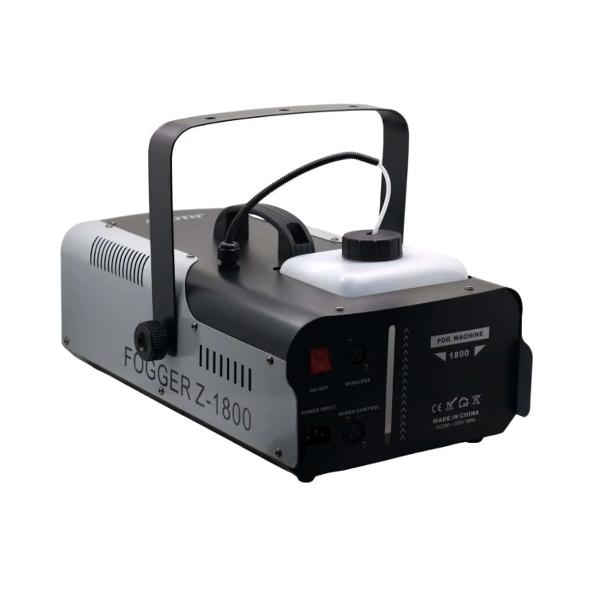 GENERICO - Maquina Humo 1800W c Remoto y Cableado Z-1800 ALIOTH