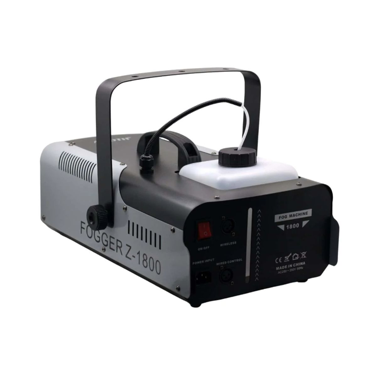 GENERICO - Maquina Humo 1800W c Remoto y Cableado Z-1800 ALIOTH