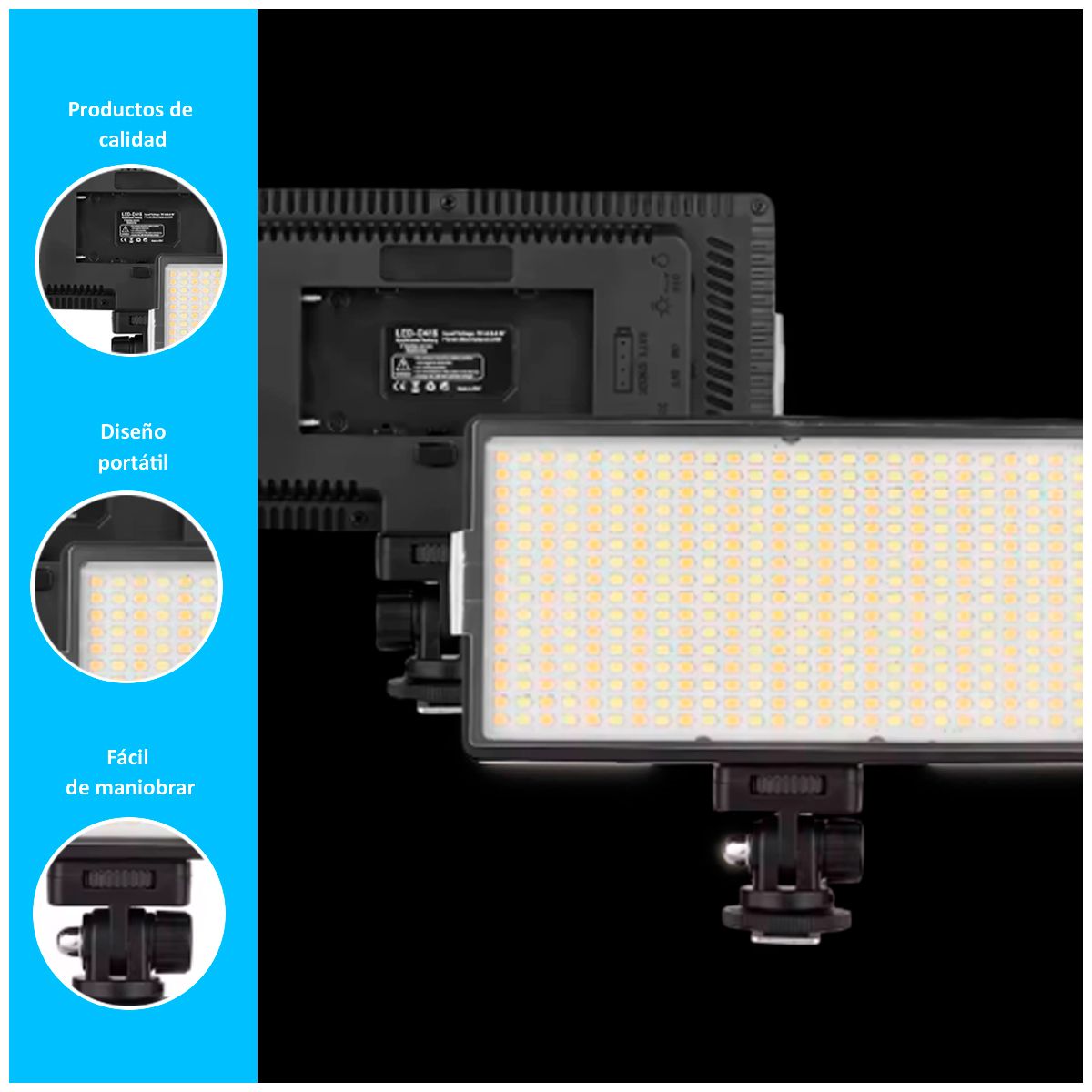 GENERICO - Panel de Luz LED portátil