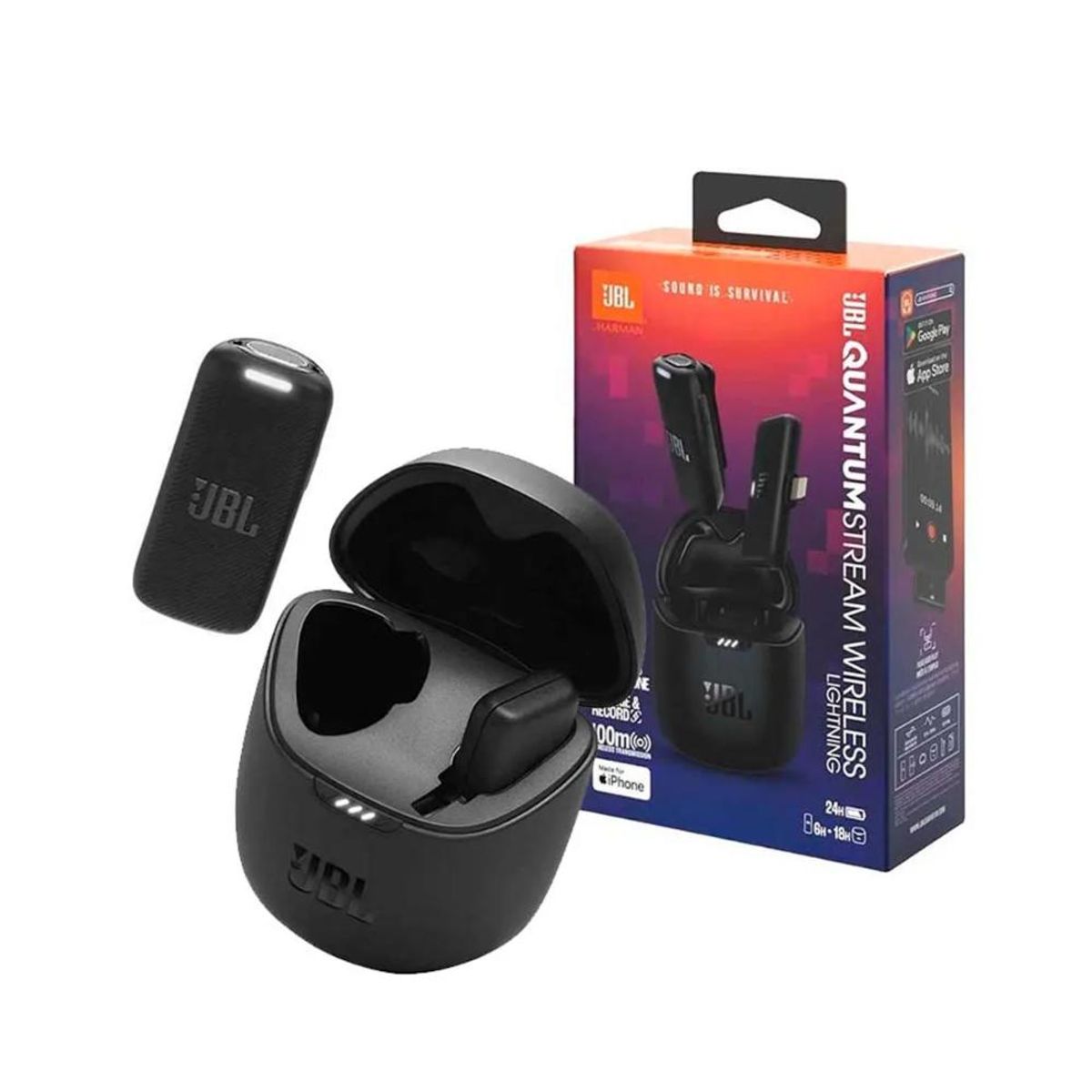 JBL - Micrófono JBL Quantum Stream Wireless USB-C