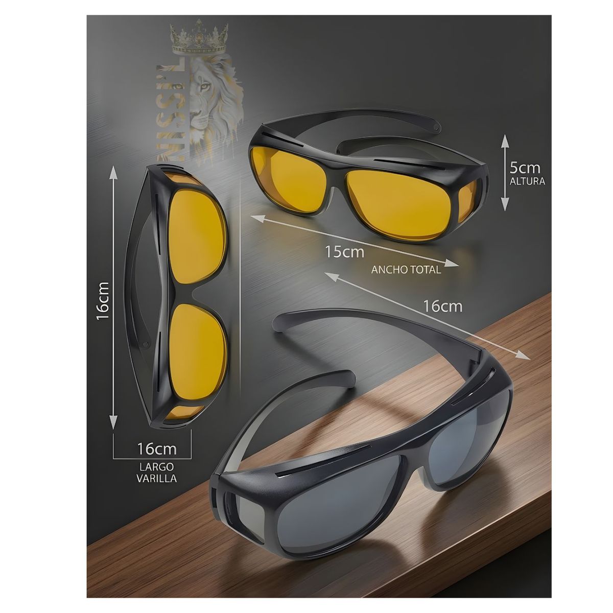 OEM - LENTES DE MANEJO HD DIA-NOCHE PREMIUN