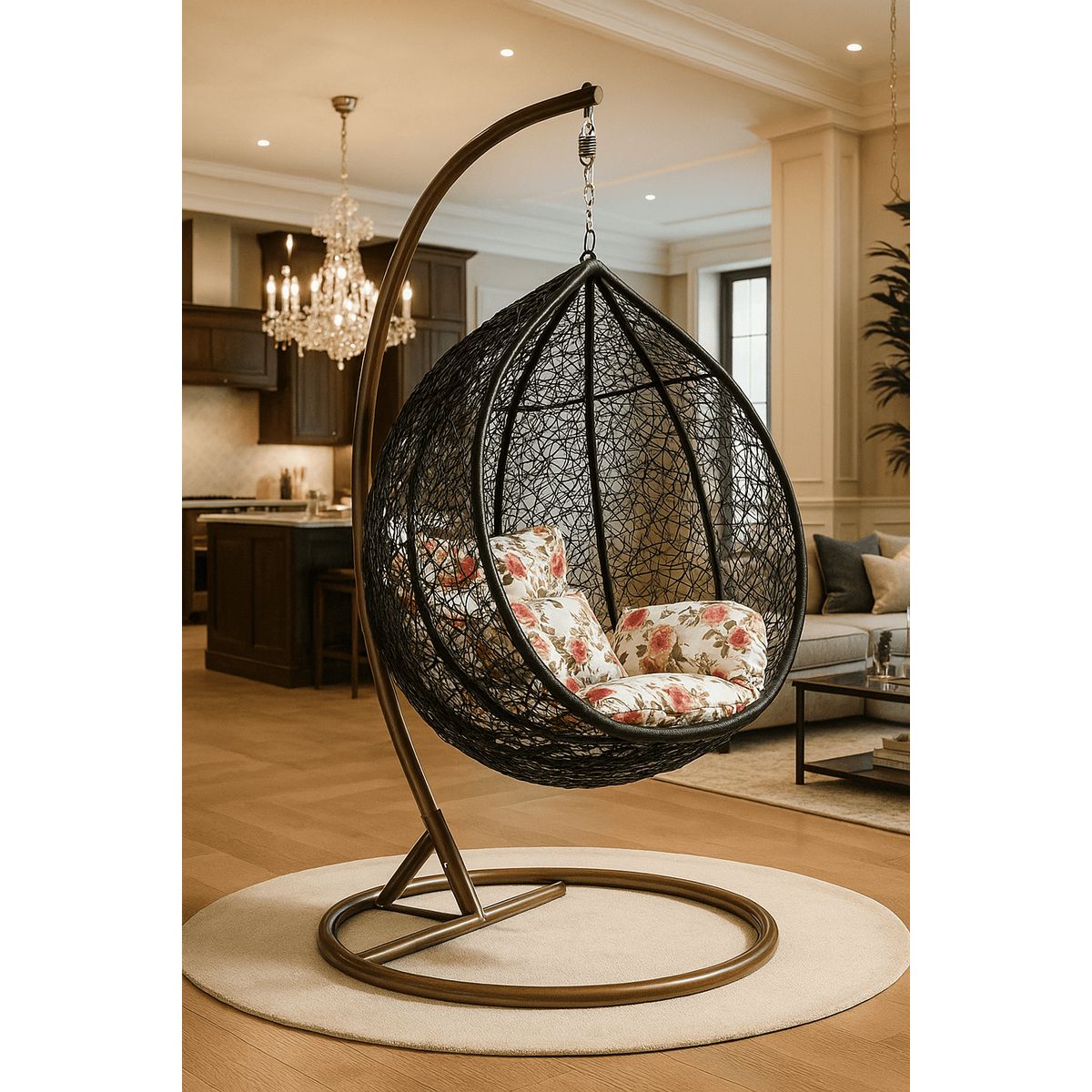 GENERICO - SILLA COLGANTE DE TERRAZA SILLÓN DE RATAN JARDÍN PLAYA