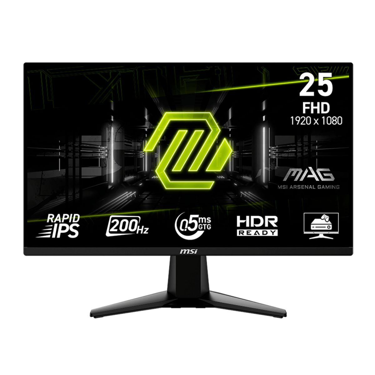 MSI - MONITOR MSI 255F-E20 25 RAPID IPS FHD 200HZ 0.5MS l PN MAG-255F-E20