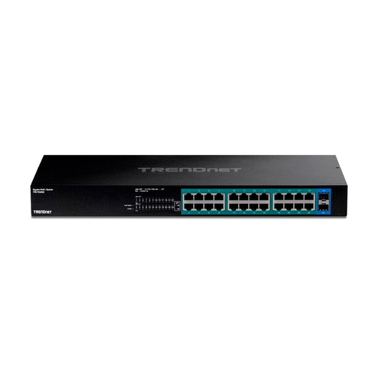 TRENDNET - SWITCH TRENDNET DE 24 PUERTOS POE GIGABIT Y 2 SFP l P-N TPE-TG262