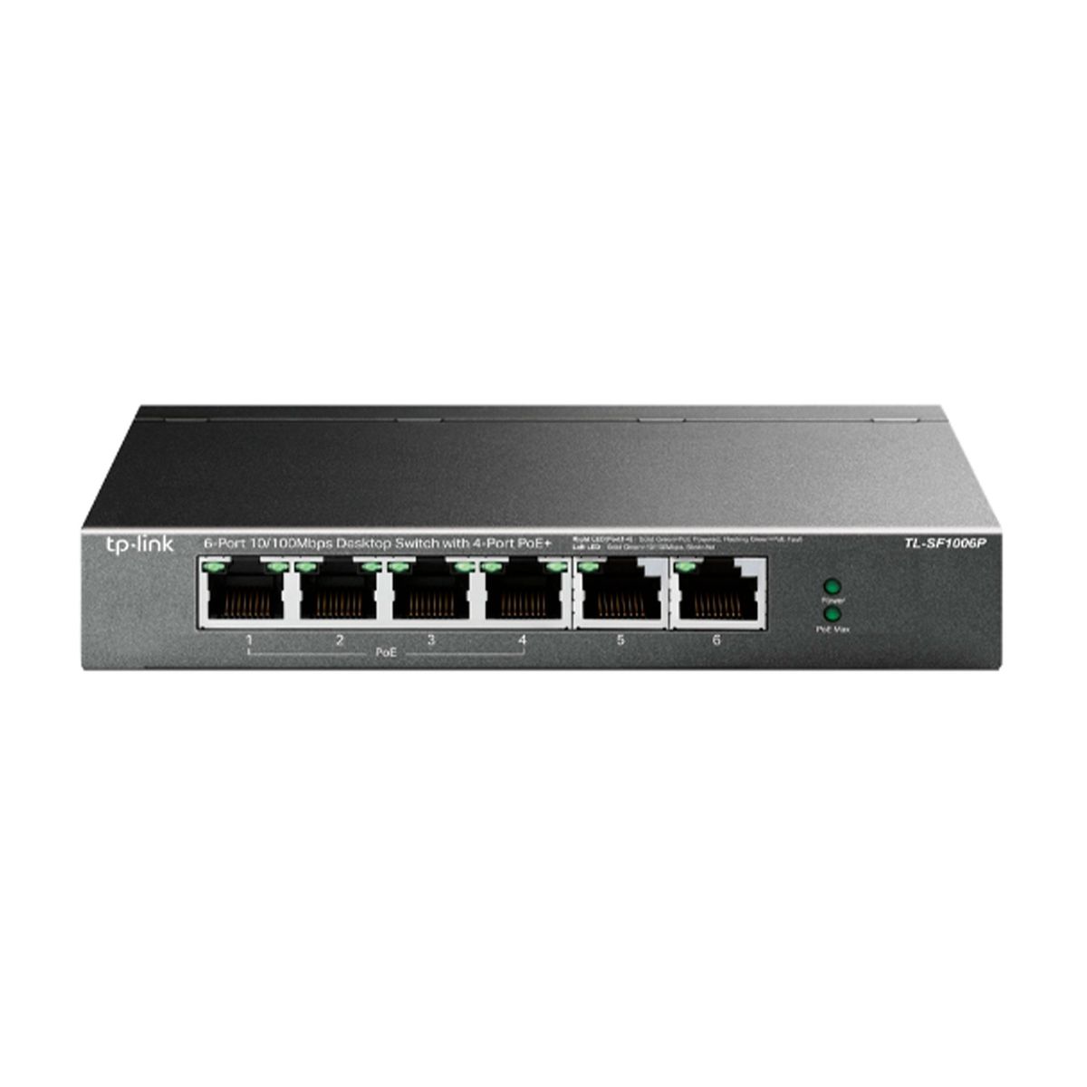 TP LINK - SWITCH TP-LINK TL-SF1006P V3 6 PUERTOS 4 POE l P-NTL-SF1006P v3