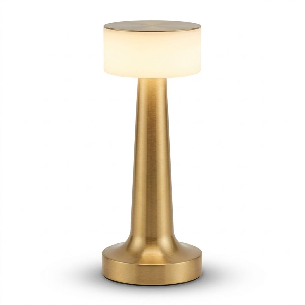 CEMLIGHTING - Lámpara De Mesa Liora 5W 3 Tonos de Luz  Dimable Dorado Innálambrico Cemlighing