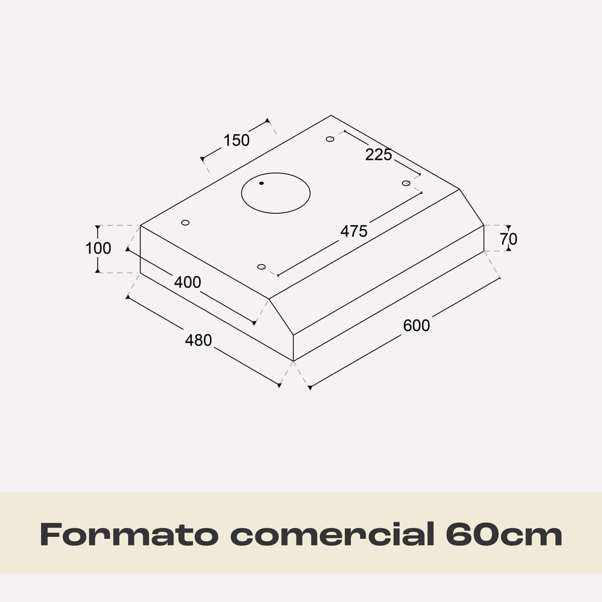 THERMAL APPLIANCES - CAMPANA CLÁSICA THERMAL FUNCTIONAL 60 EVO