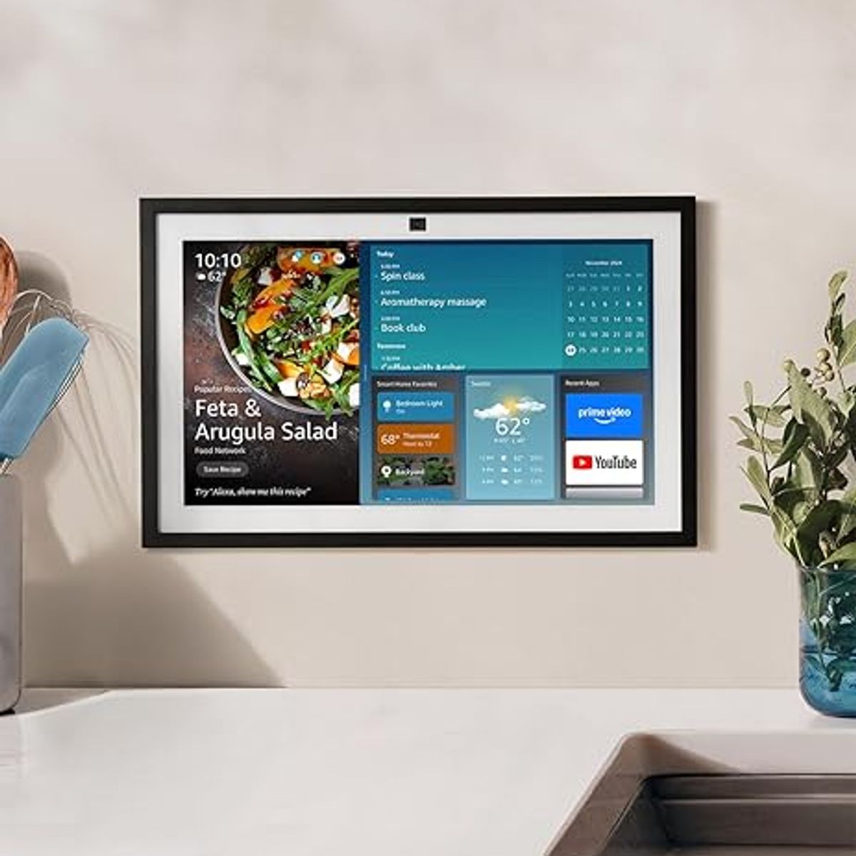 AMAZON - Pantalla Inteligente Amazon Echo Show 15 para Hogar con Alexa