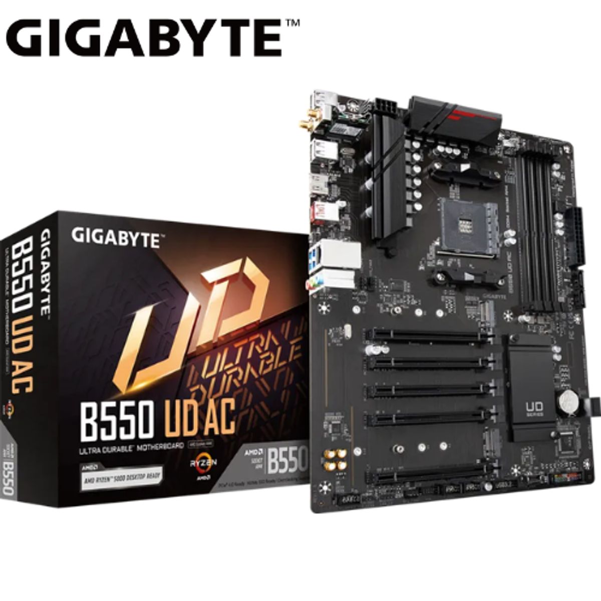 GIGABYTE - Placa Madre Gigabyte B550 UD AC ATX WIFI BLUETOOH