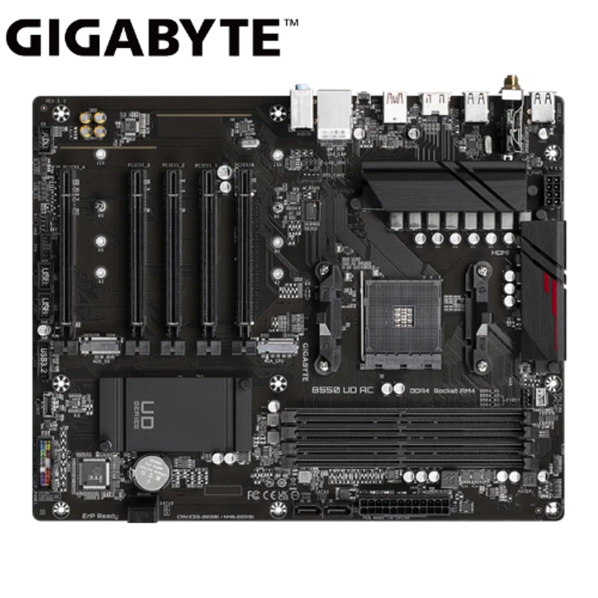 GIGABYTE - Placa Madre Gigabyte B550 UD AC ATX WIFI BLUETOOH