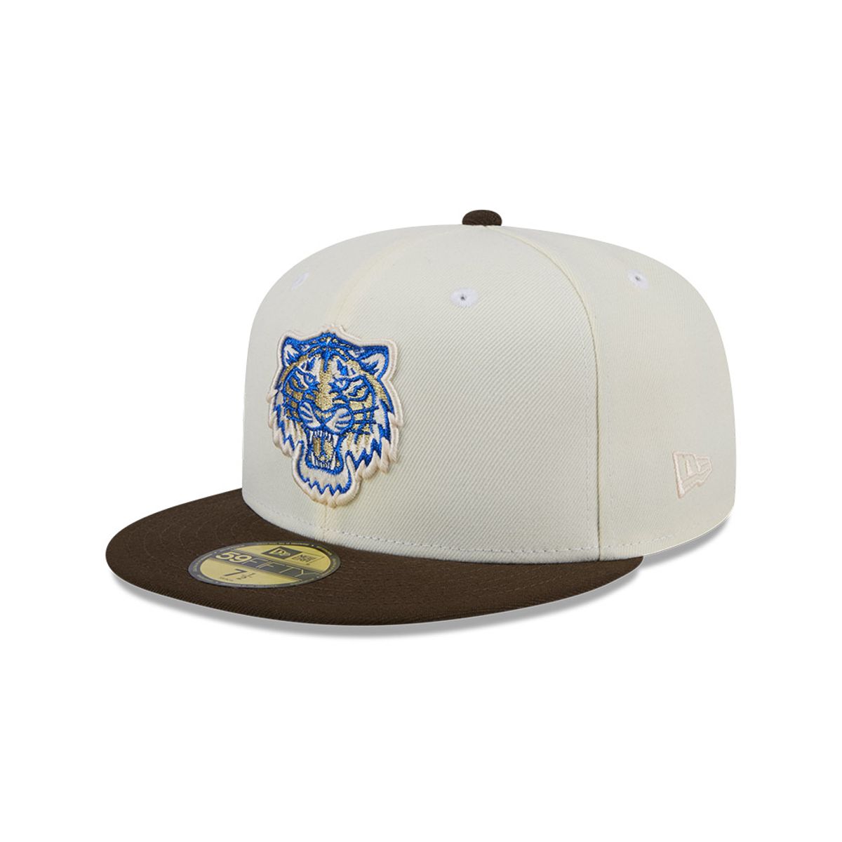 NEW ERA - Gorra 59Fifty MLB Detroit Tigers Chrome Walnut Blanco