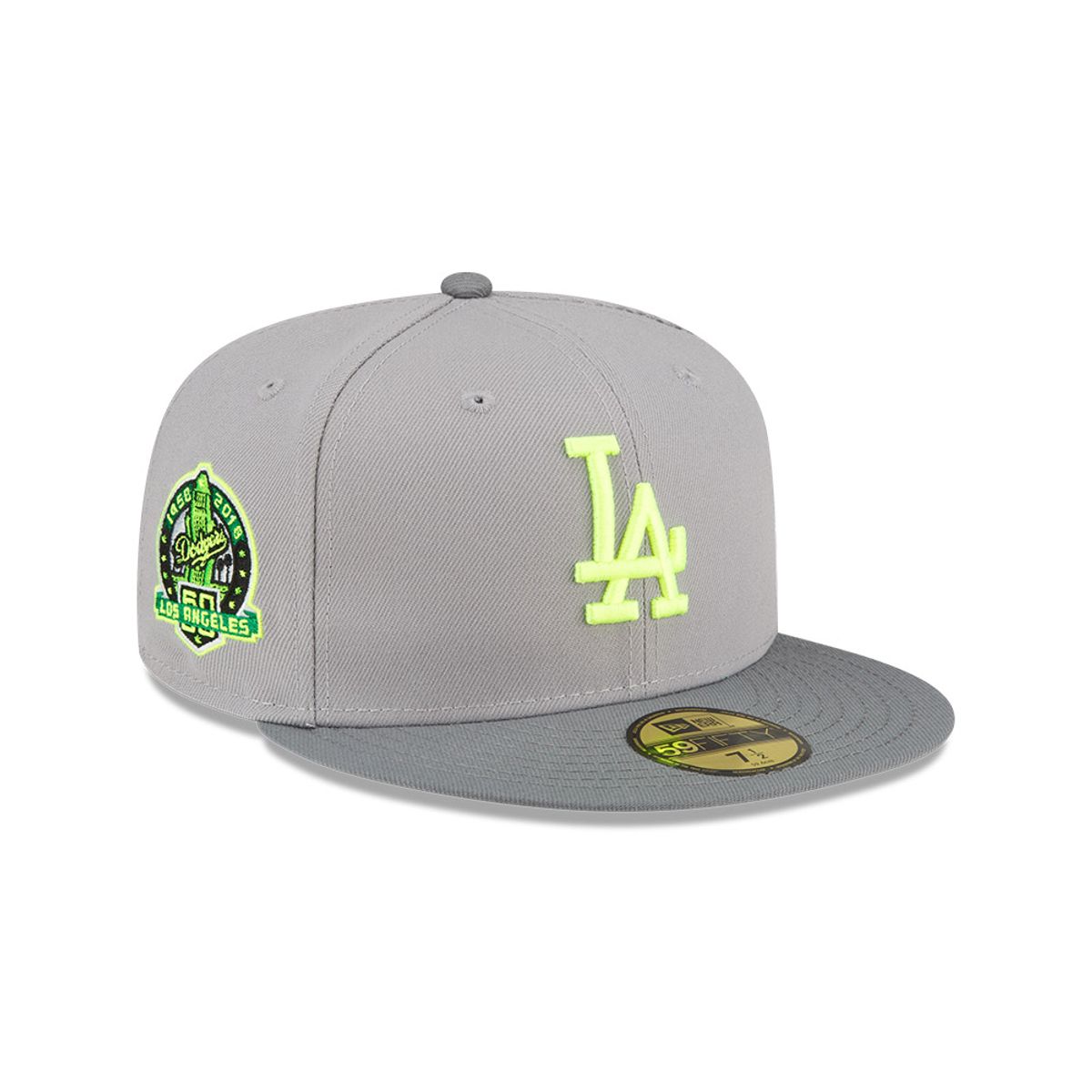 New Era - Gorra 59Fifty MLB Los Angeles Dodgers Gris