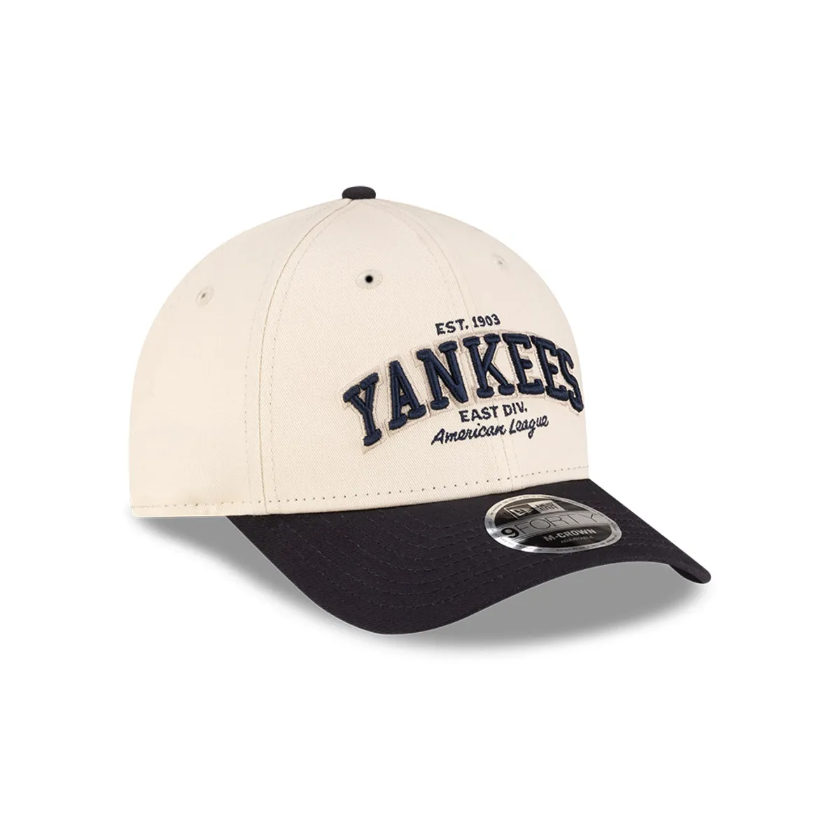 New Era - Gorra 9Forty MLB New York Yankees Wordmark Beige