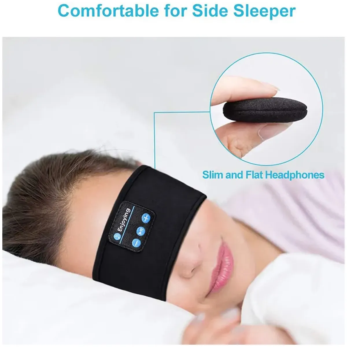 GENERICO - Audifono Bluetooth Headphone Deportes Correr Dormir Yoga