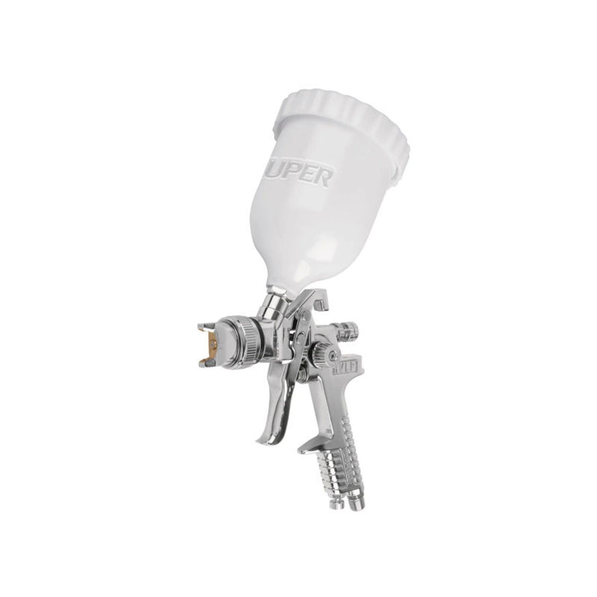 TRUPER - Pistola ppintar gravedad HVLP vaso plástico, 2 mm, TRUPER - 12131
