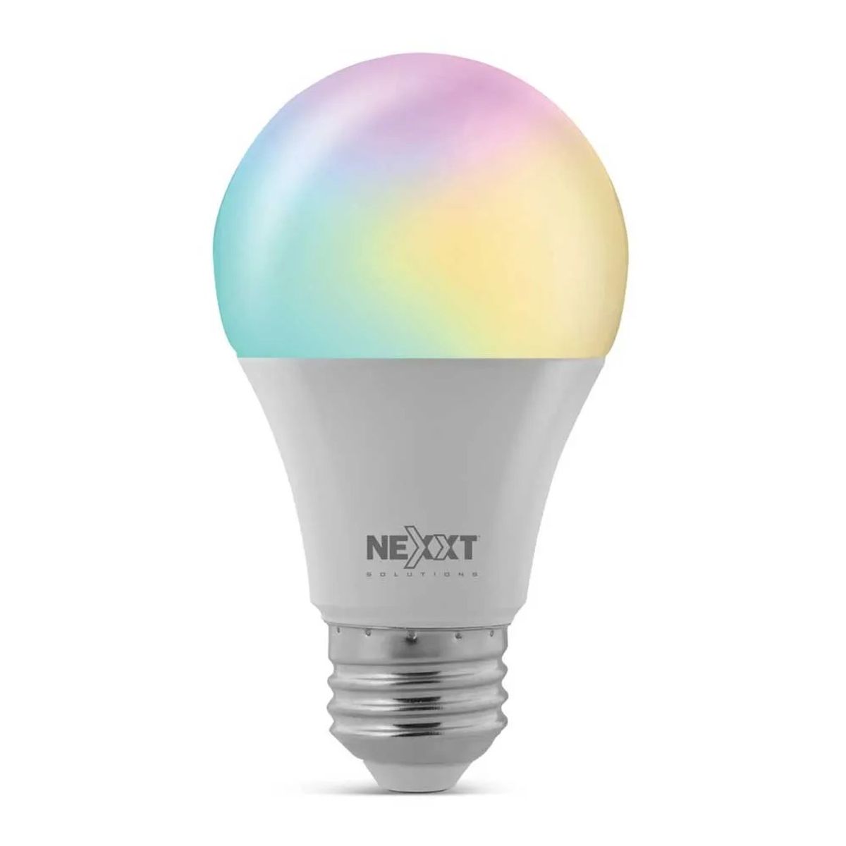 NEXXT SOLUTIONS - Foco Inteligente WiFi Nexxt A19 RGB 9W  Luz Multicolor, Regulable, Compatible con Alexa y Google Home