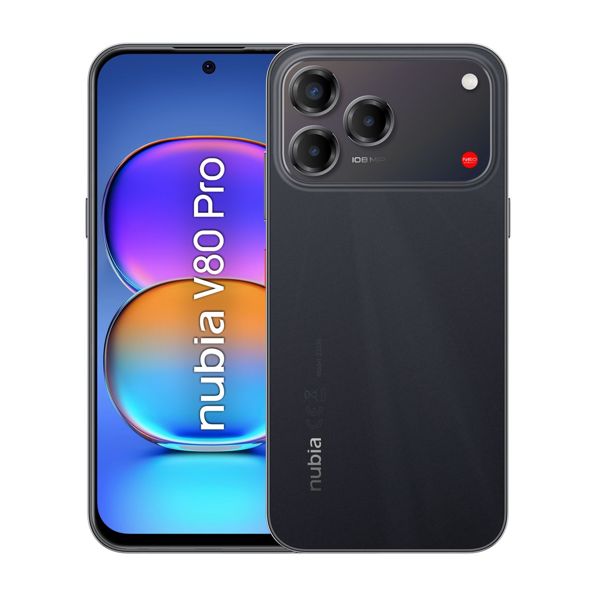 ZTE - ZTE NUBIA V80 PRO 8+12GB+256GB - NEGRO