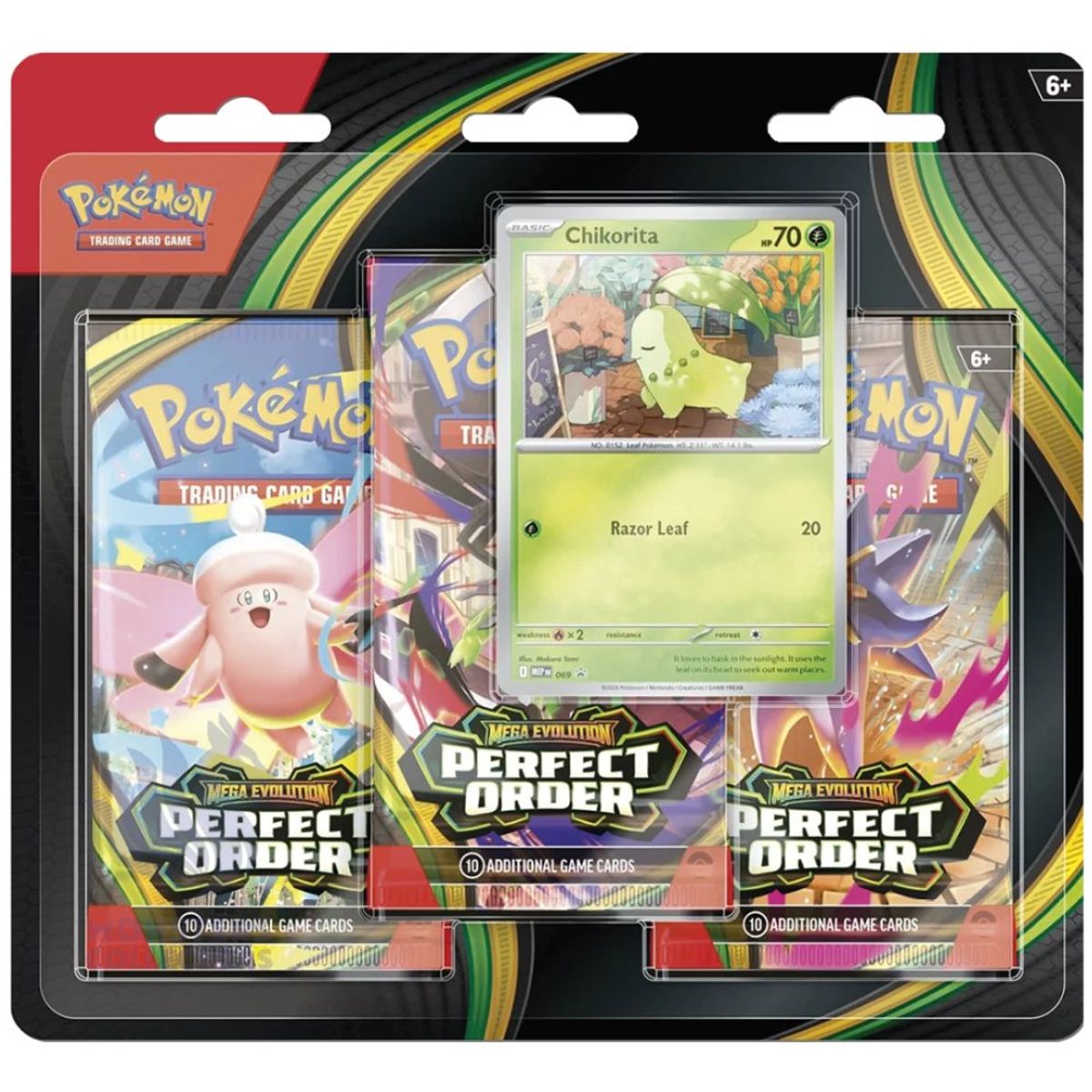 POKEMON - Cartas Pokemon TCG Perfect Order - Chikorita 30 Cards Set Inglés