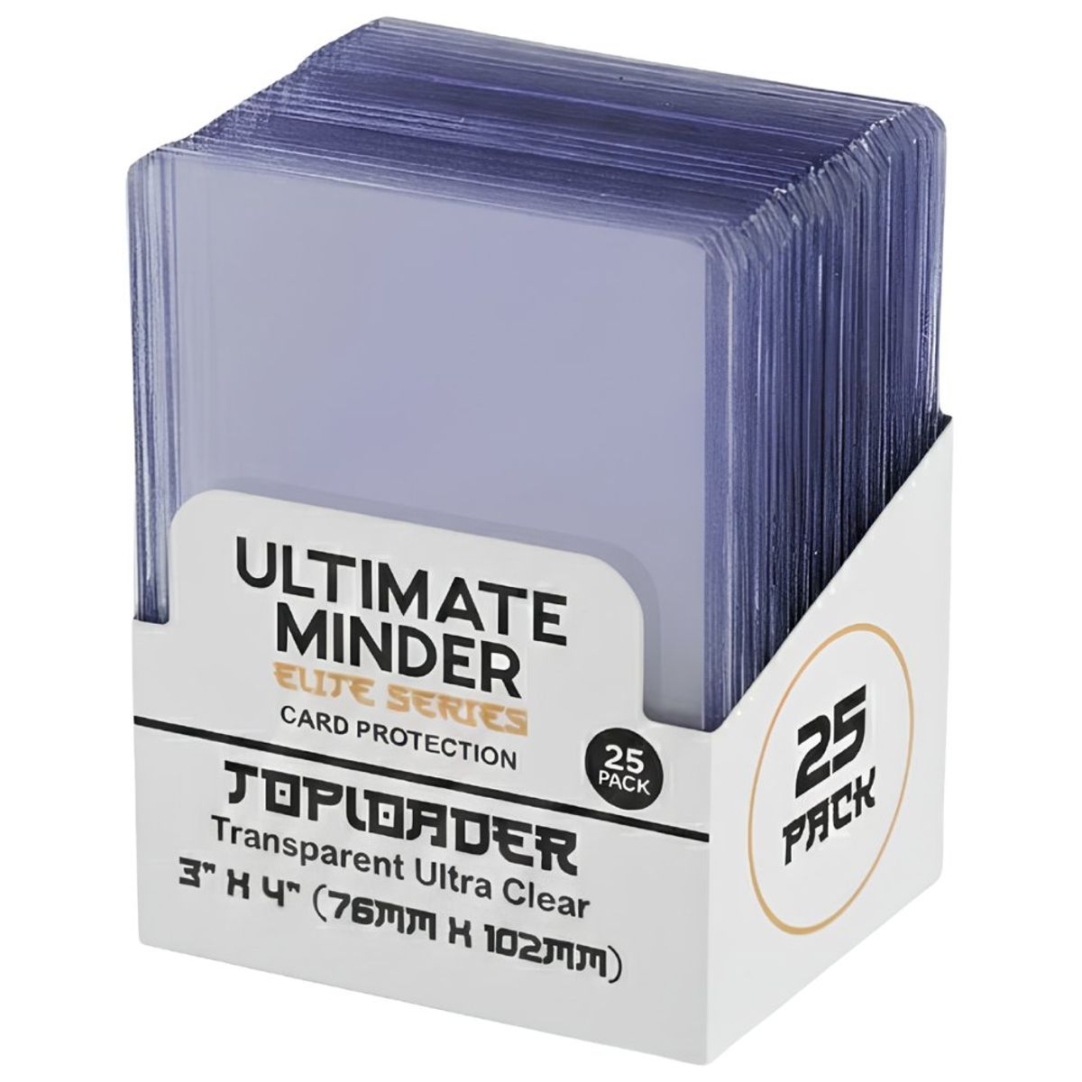 GENERICO - Toploader para Cartas Pokemon TCG y Magic para 25 cards - Fundas Micas Sleeves Duros - Ultimate