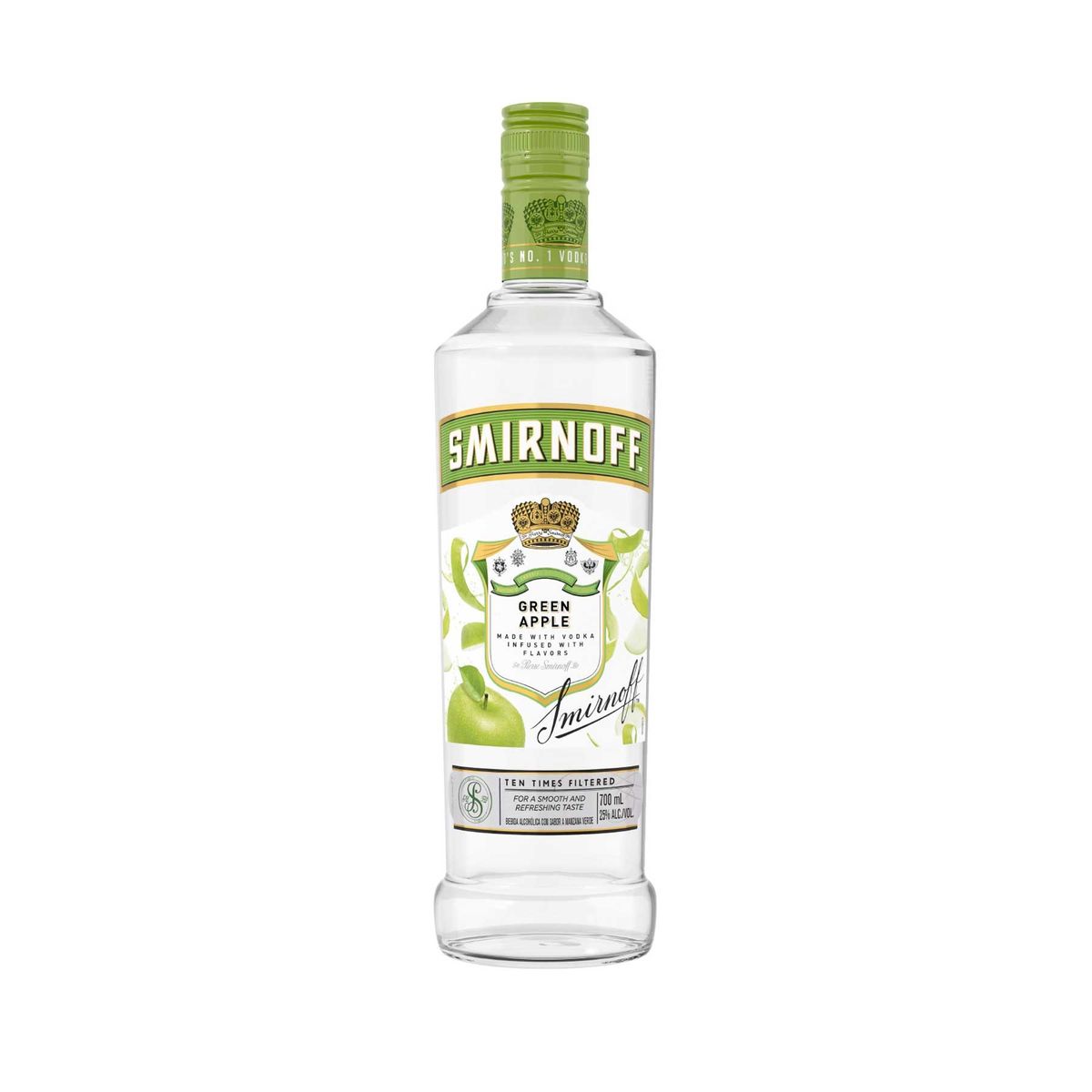 SMIRNOFF - VODKA GREEN APPLE MANZANA