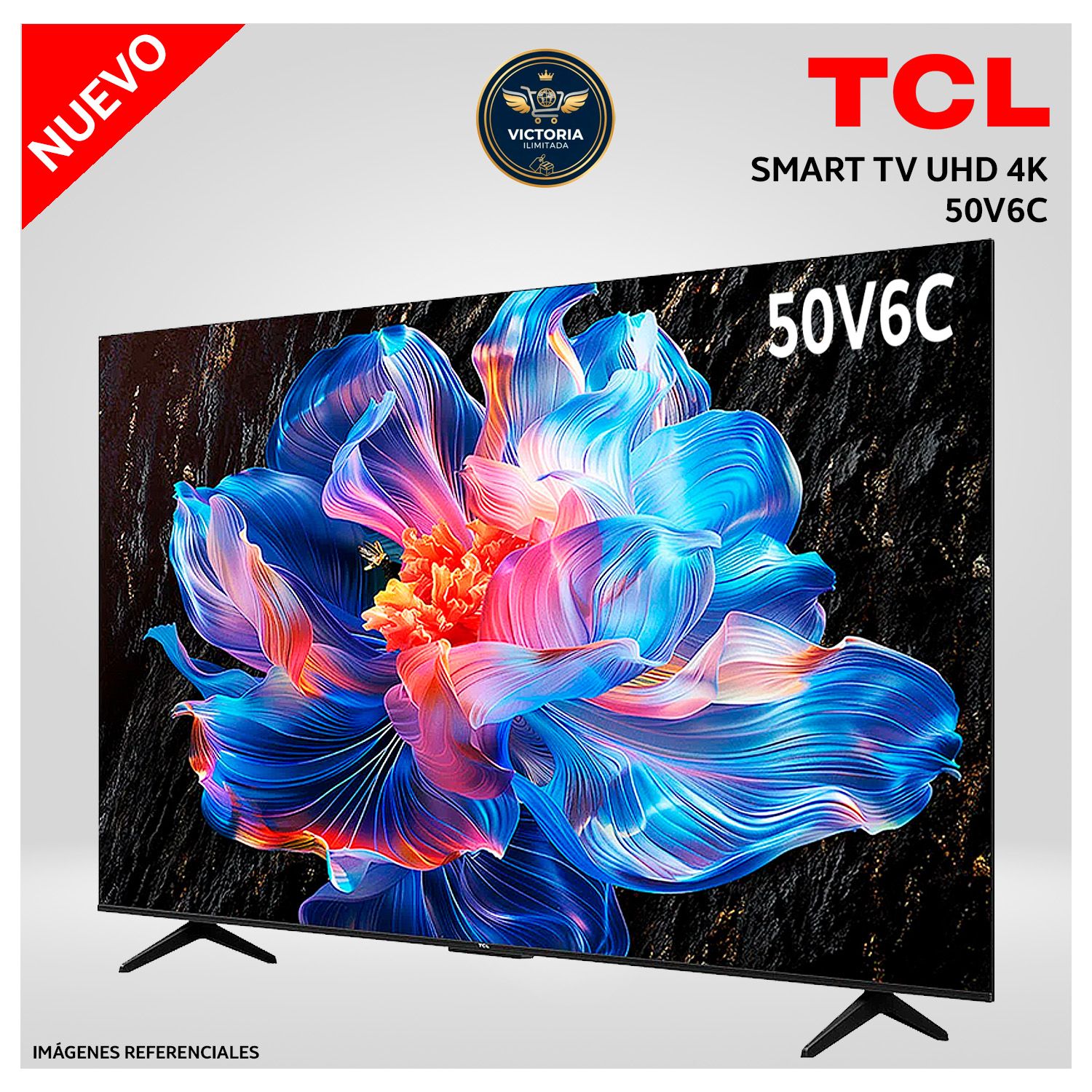 Televisor TCL 50” 50V6C LED UHD 4K Smart TV - Modelo Nuevo