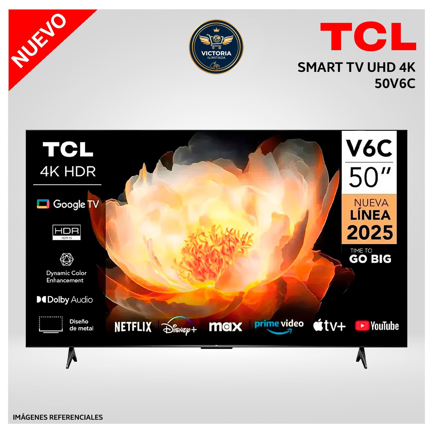 Televisor TCL 50” 50V6C LED UHD 4K Smart TV - Modelo Nuevo 3