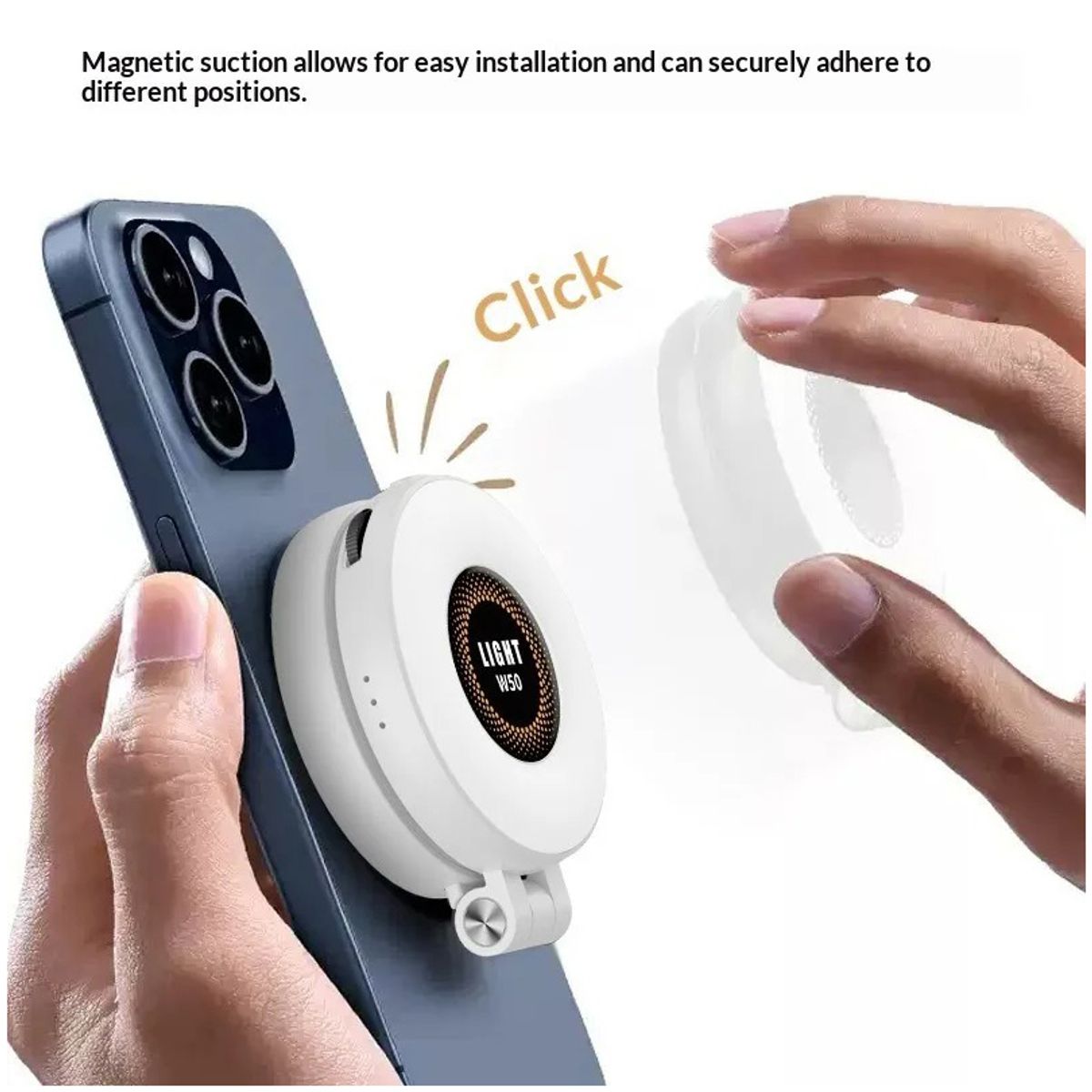 OEM - Popsockets Para Celular Con Aro De Luz Led