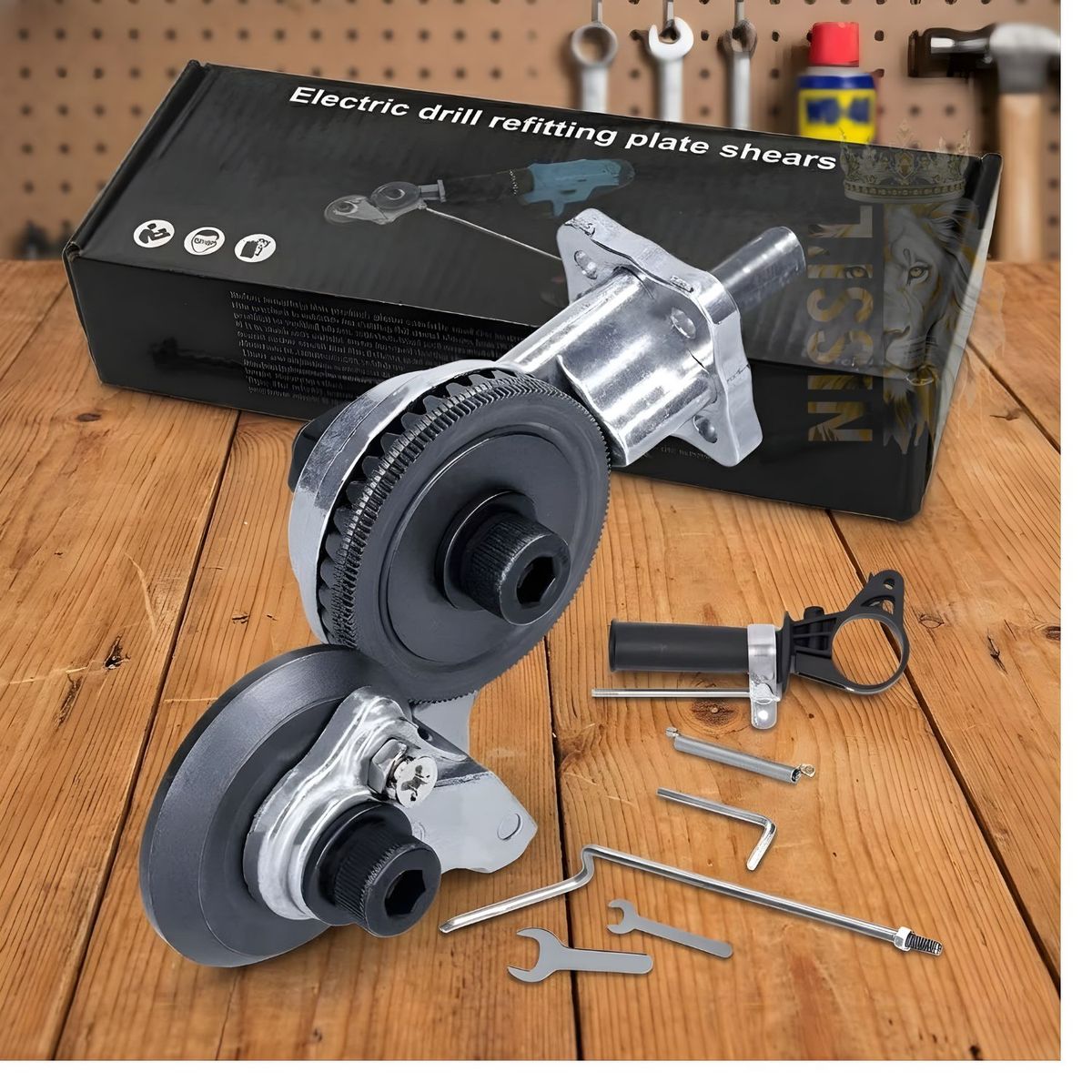 OEM - ADAPTADOR DE TALADRO - CORTADOR DE CALAMINA REGULABLE PREMIUN