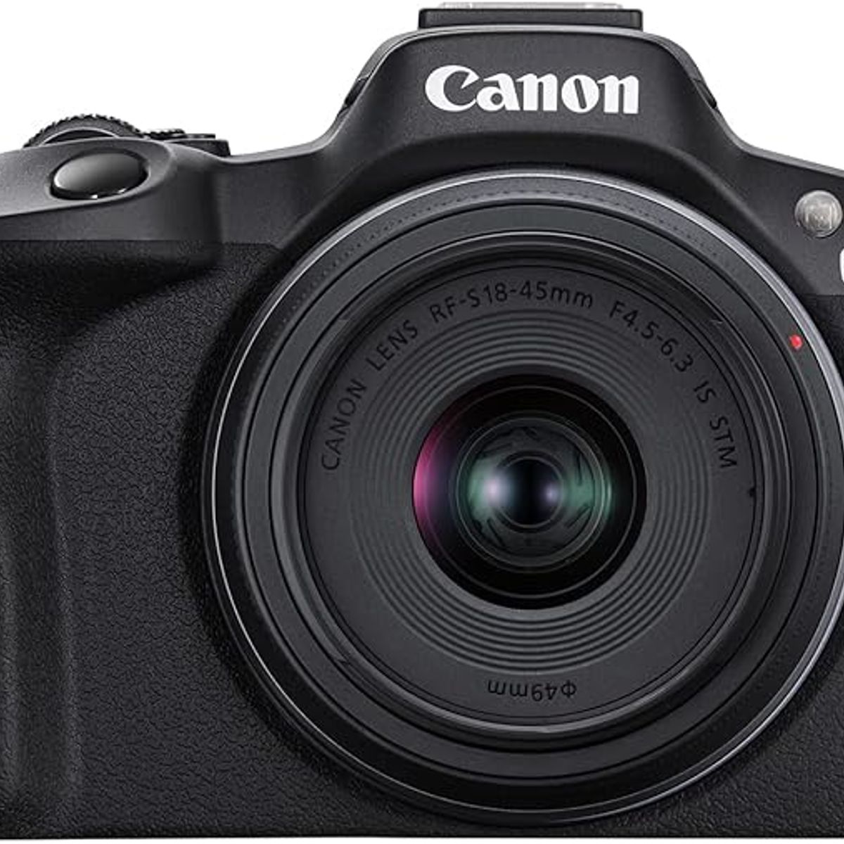 CANON - EOS R50 Mirrorless Camera with RF-S 18-45mm F4.5-6.3 IS STM Lens -Black 5811C012