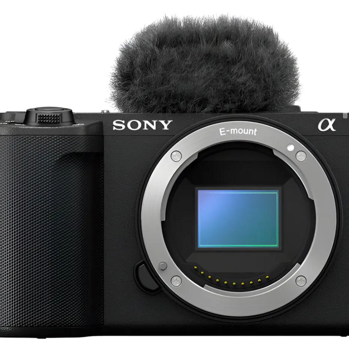 SONY - Cámara sin espejo para vlogs Alpha ZV‑E10 con lente 16‑50 mm f3.5‑5.6 II, color negro