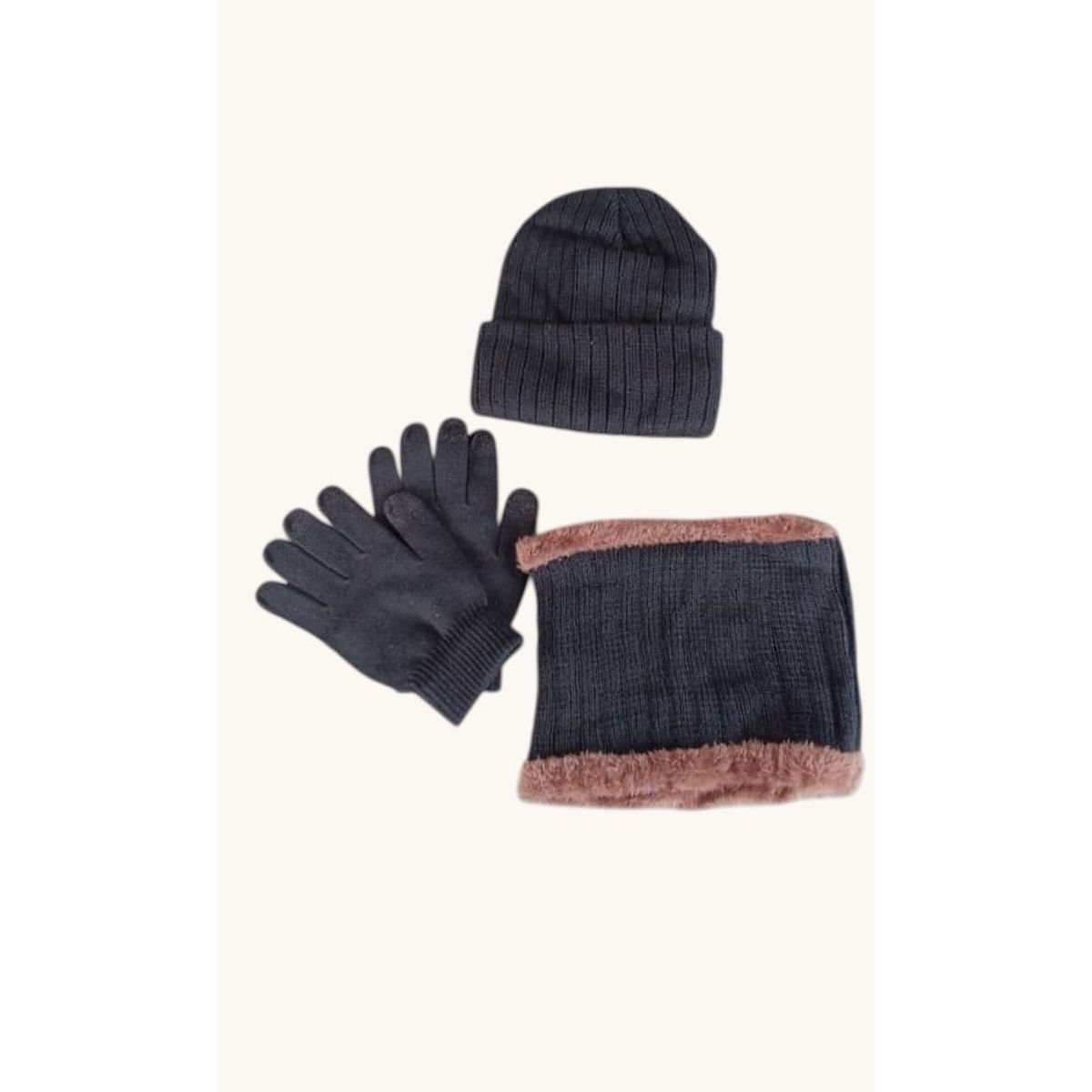 BAALATHKKO5 - Gorro Bufanda Cuello Unisex Invierno