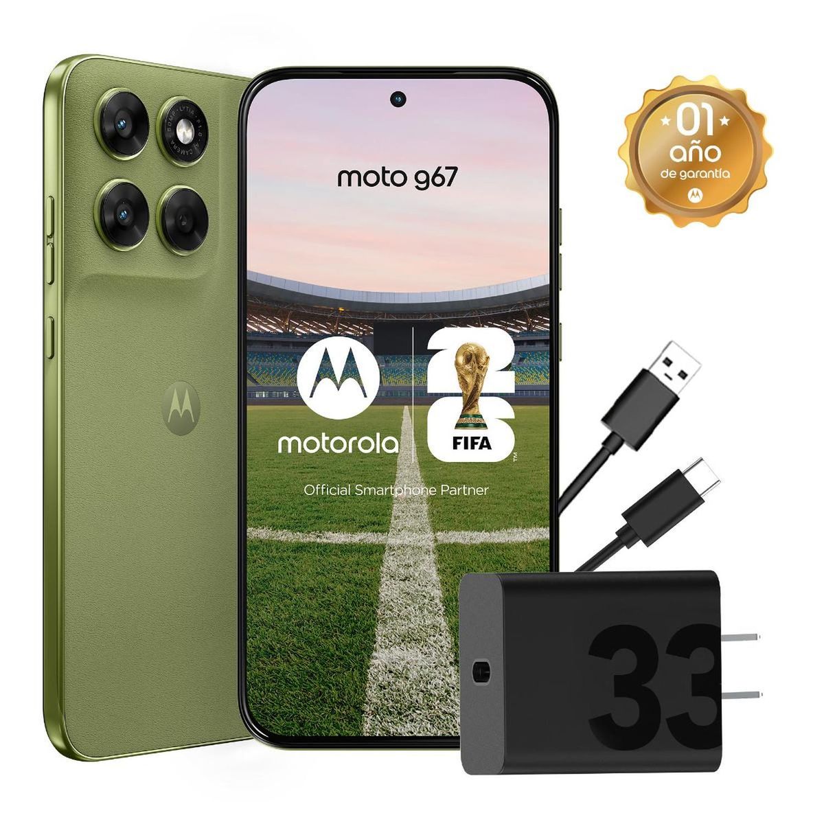 MOTOROLA - Motorola G67 XT2621-1 PE NL 4+256 DS GEN 4GB256GB Lima
