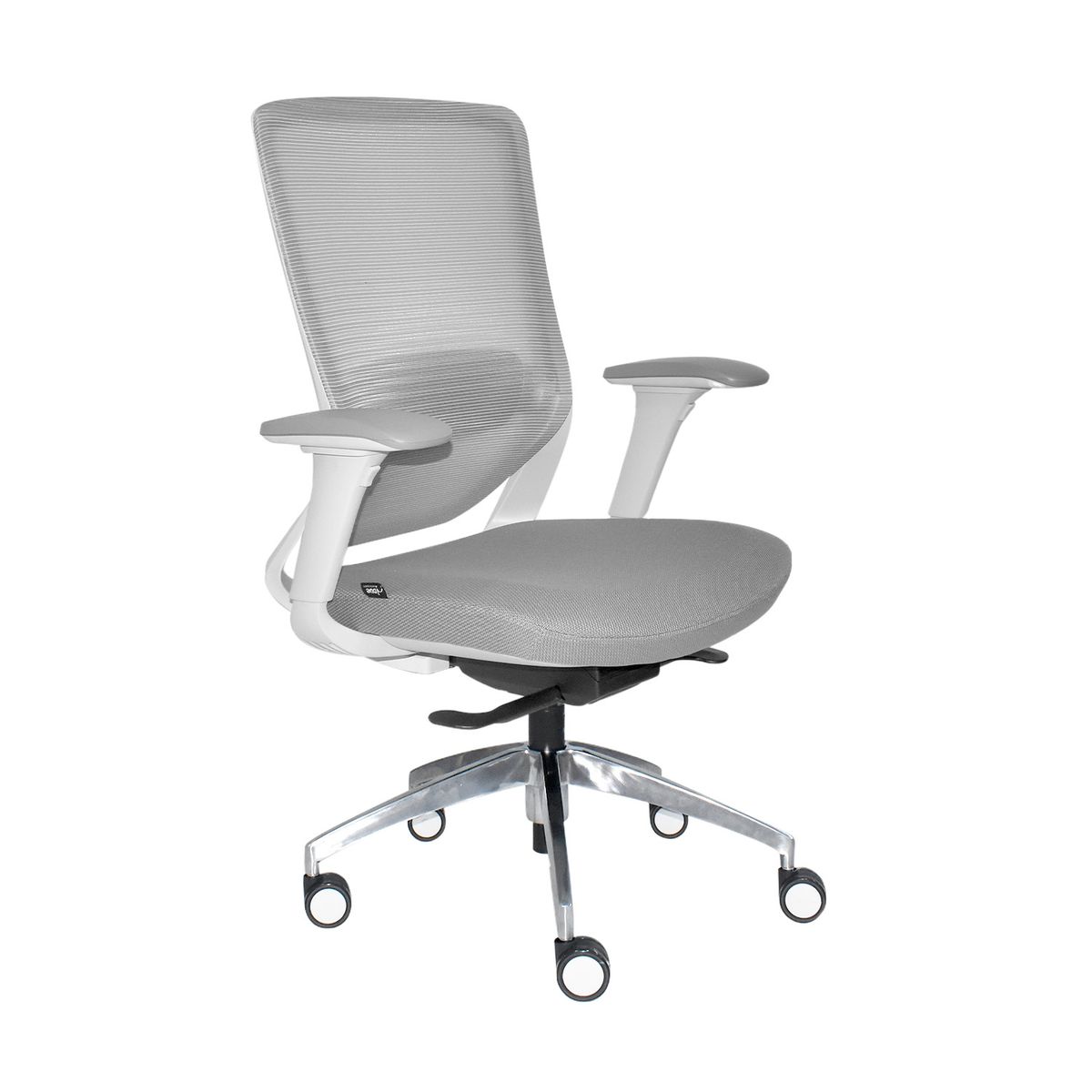 ALTHEA CONFORT - Silla Ergonómica Loop Gerente 4D Aluminio Gris Althea Confort